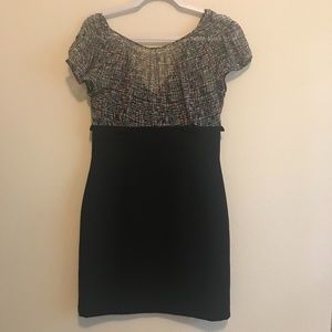 Tahari Print Short Sleeve Mini Dress